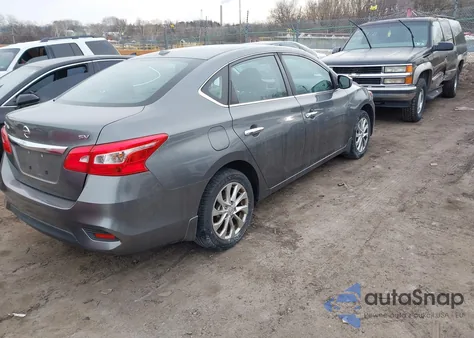 2019 Nissan Sentra Sv z USA, uszkodzony, nr VIN 3N1AB7AP3KL611782